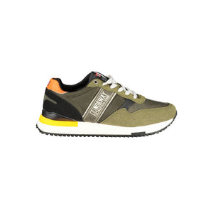 Grüne Polyester-Sneaker für Herren