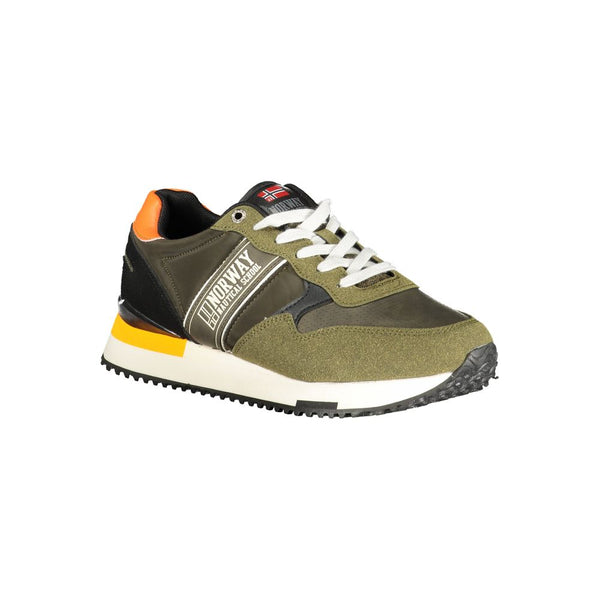 Grüne Polyester-Sneaker für Herren