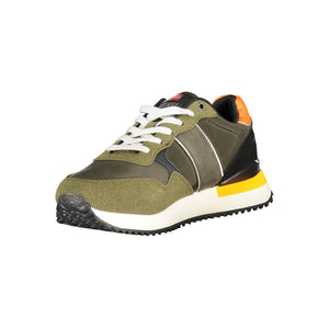 Grüne Polyester-Sneaker für Herren