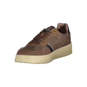 Brauner Polyester-Sneaker für Herren