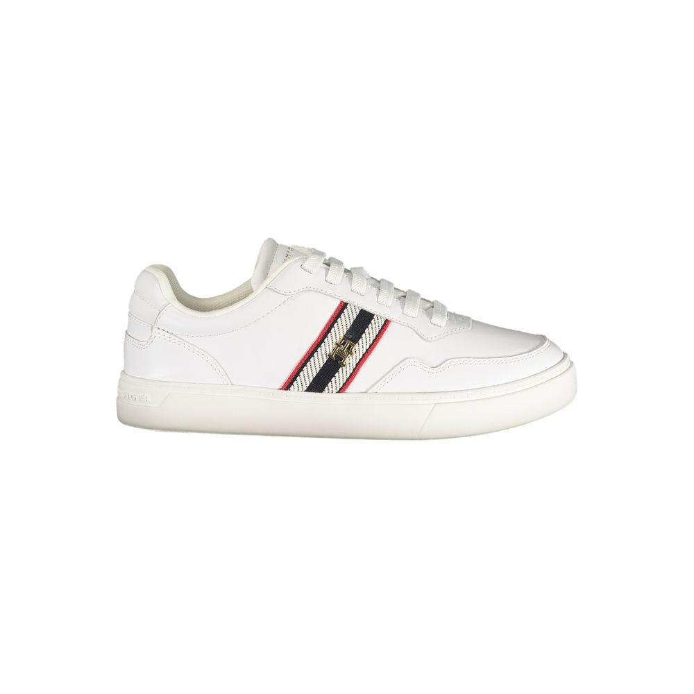 Weiße Leder-Sneaker für Damen