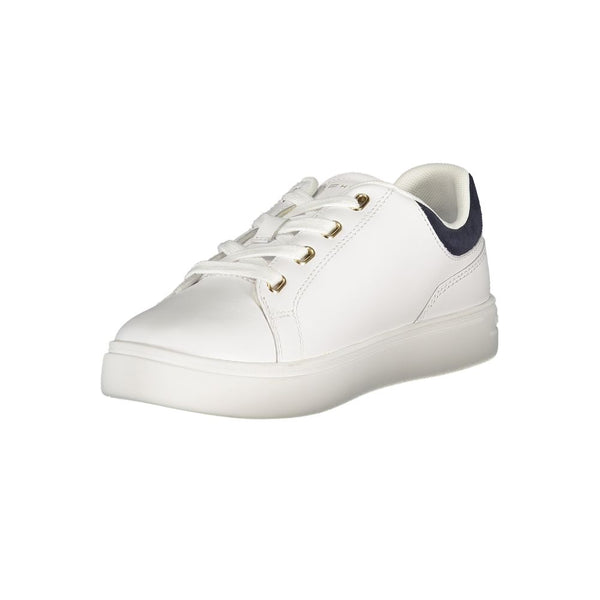 Weiße Leder-Sneaker für Damen