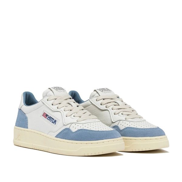 Weiße Leder-Sneakers