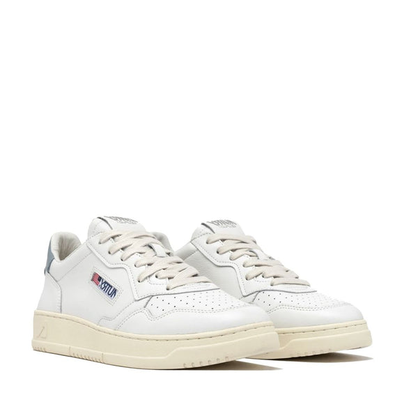 Weiße Ledersneaker