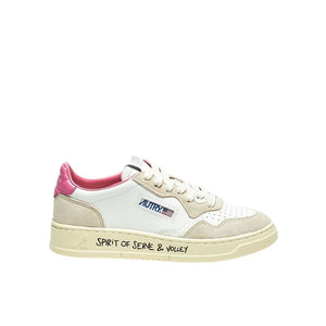 Weiße Leder-Sneaker