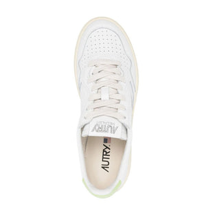 Weiße Leder-Sneaker