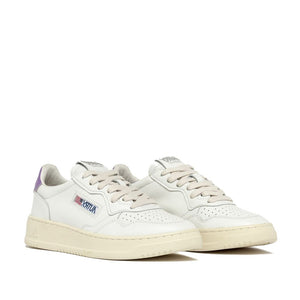 Weiße Leder-Sneaker
