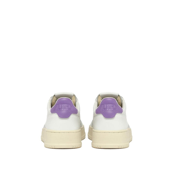 Weiße Leder-Sneaker