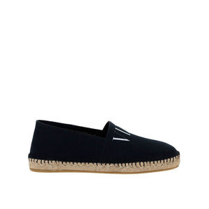 Schwarze Canvas Espadrilles