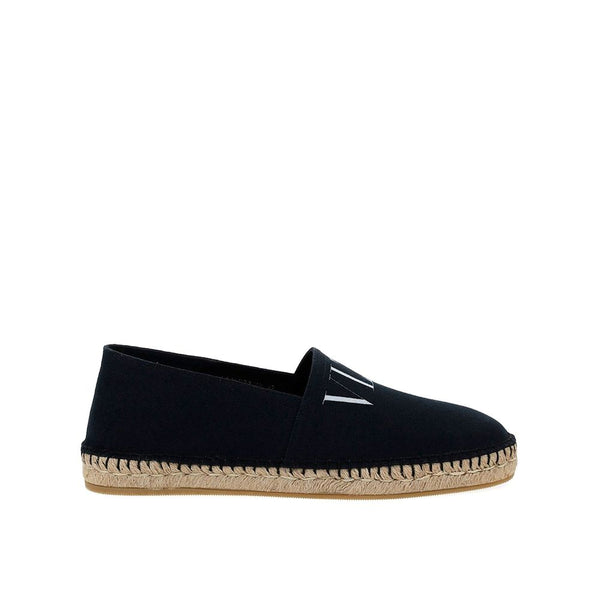 Schwarze Canvas Espadrilles