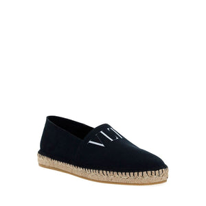 Schwarze Canvas Espadrilles