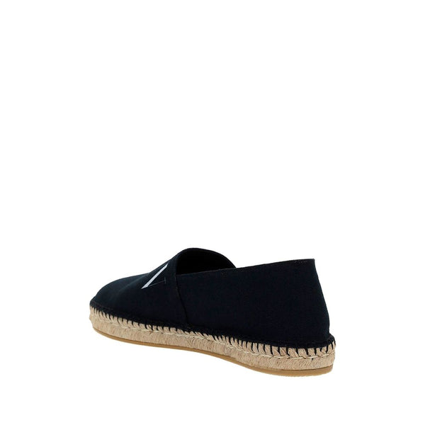 Schwarze Canvas Espadrilles