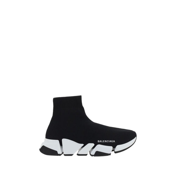 Schwarze Polyester-Sportschuhe