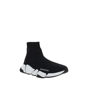 Schwarze Polyester-Sportschuhe