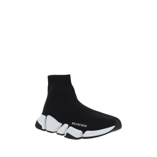 Schwarze Polyester-Sportschuhe