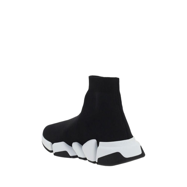 Schwarze Polyester-Sportschuhe