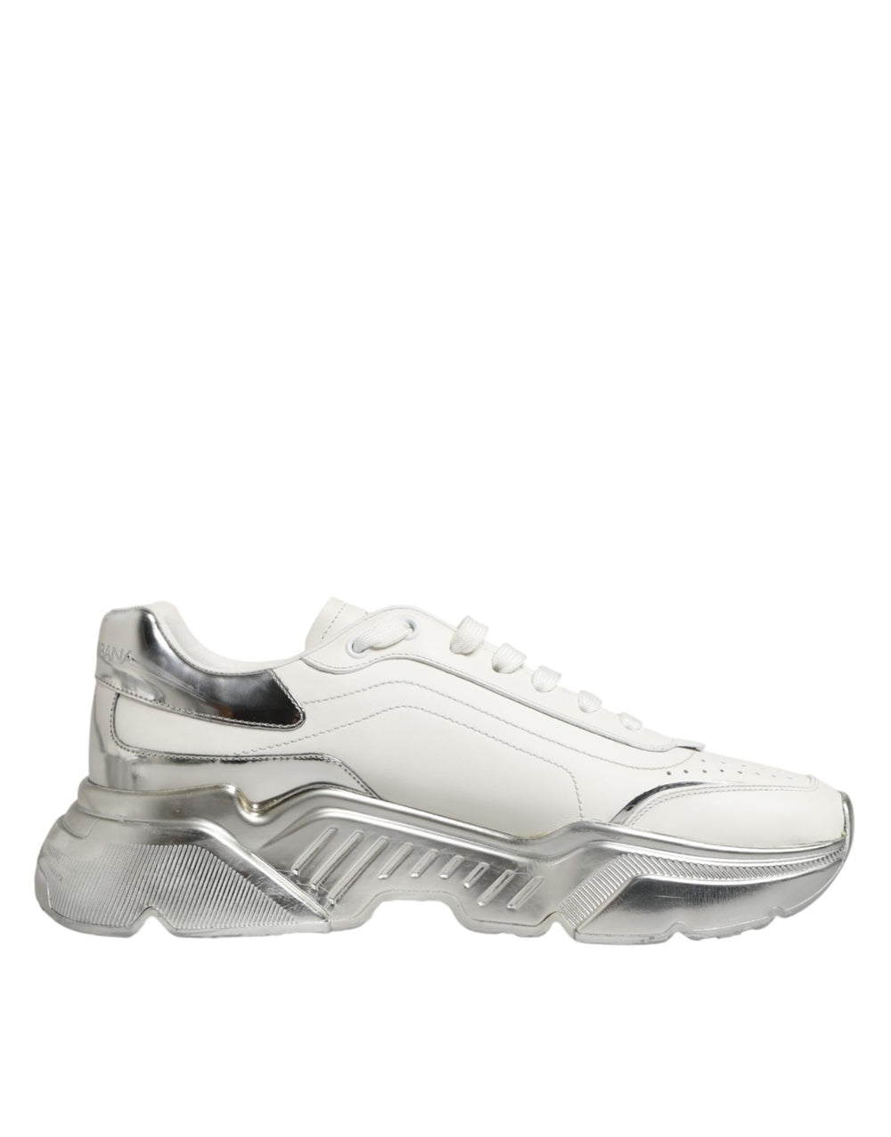 Weiße und silberne Daymaster Sneakers