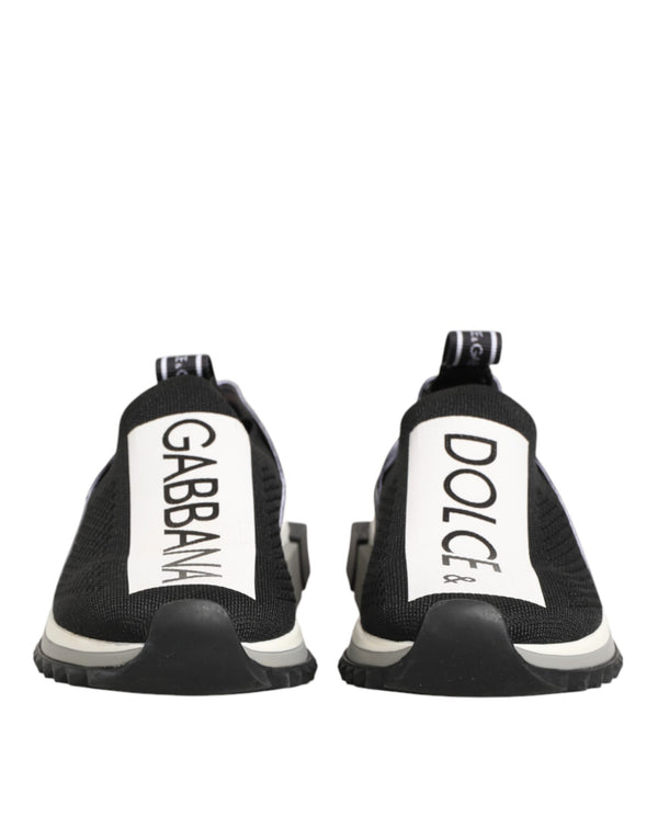 Schwarze Logo-Sneaker Sorrento