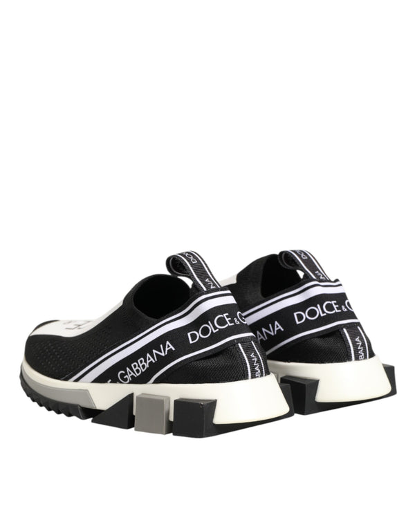 Schwarze Logo-Sneaker Sorrento