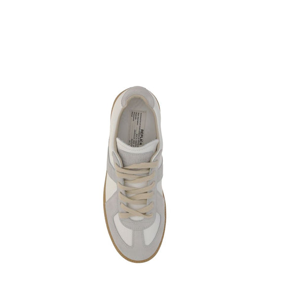Weiße Sneakers aus Kalbsleder Bos Taurus