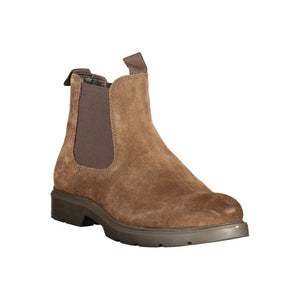 Brauner Lederstiefel für Herren