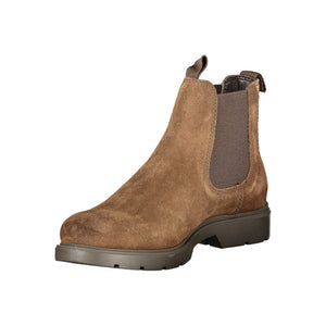 Brauner Lederstiefel für Herren