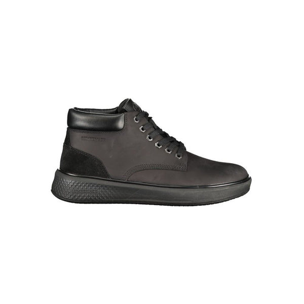 Schwarzer Polyester-Sneaker