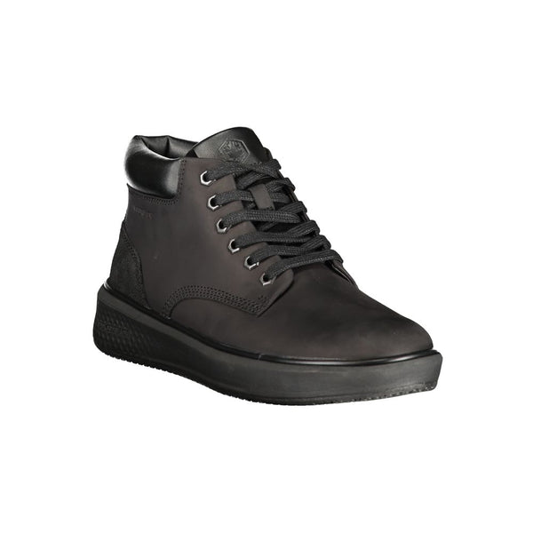 Schwarzer Polyester-Sneaker