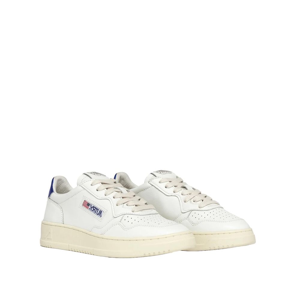 Weiße Ledersneaker
