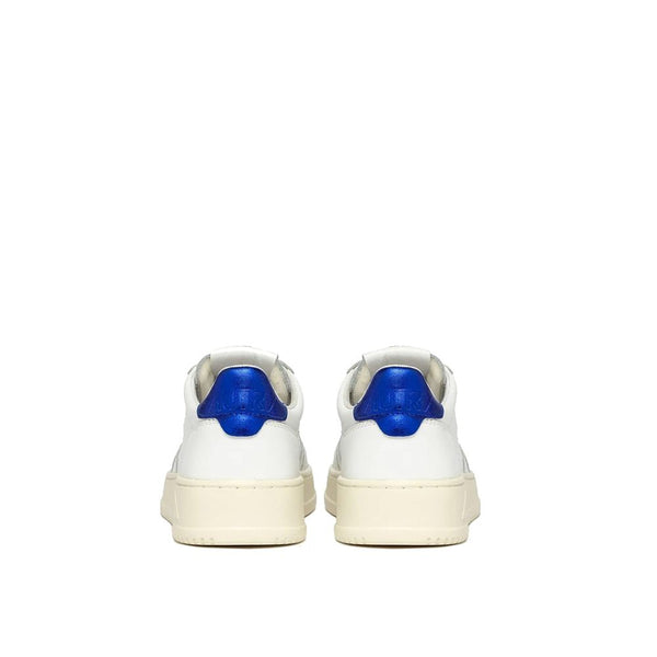 Weiße Ledersneaker