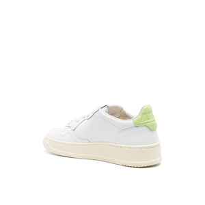 Weiße Leder-Sneaker