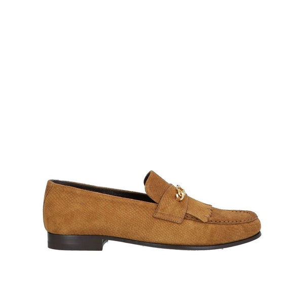 Braune Loafer aus Kalbsleder