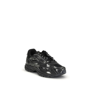 Schwarze Polyethylen-Laufschuhe