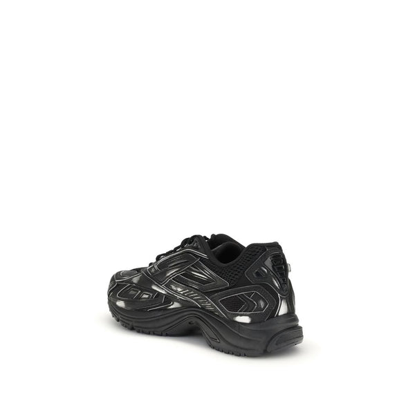 Schwarze Polyethylen-Laufschuhe