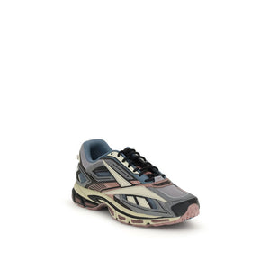 Mehrfarbige Leder-Sneaker