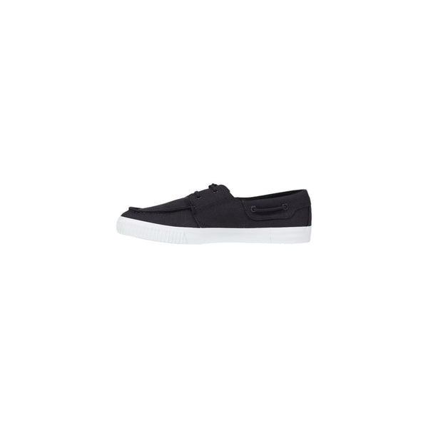 Schwarze Lyocell-Slipper
