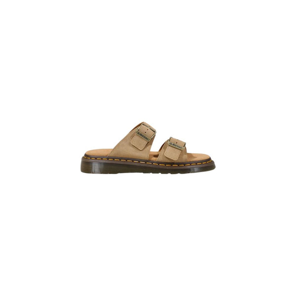 Beige Ledersandalen