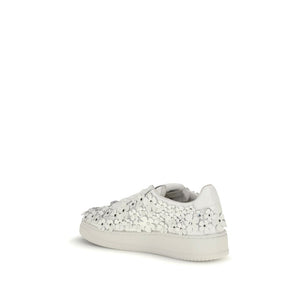 Weiße Sneakers aus Kalbshaut Bos Taurus
