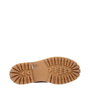 Braune Leder-Oxfords und -Derbies