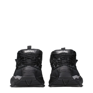 Schwarze Leder-Sneaker
