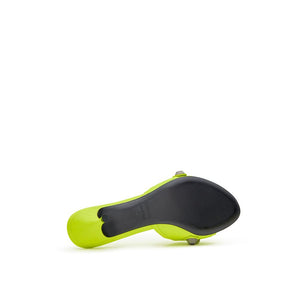 Gelbe Leder-Mules