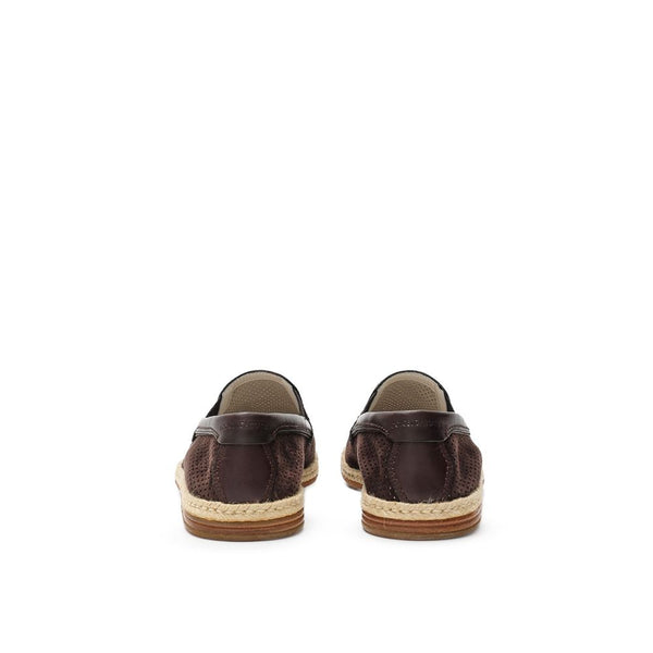Braune Wildleder-Espadrilles