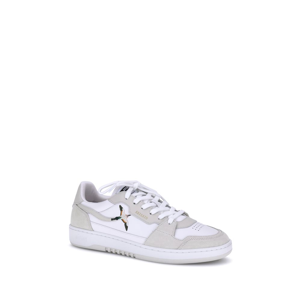Weiße Sneakers aus recyceltem Polyester