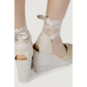 Bunte Baumwoll-High-Heel-Pumps