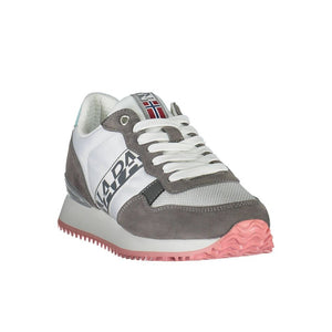 Graue Wildleder-Sneaker
