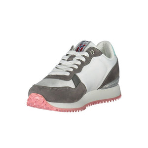 Graue Wildleder-Sneaker