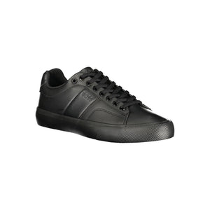 Schwarzer Polyester-Sneaker für Herren