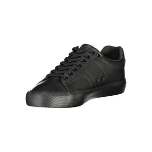 Schwarzer Polyester-Sneaker für Herren