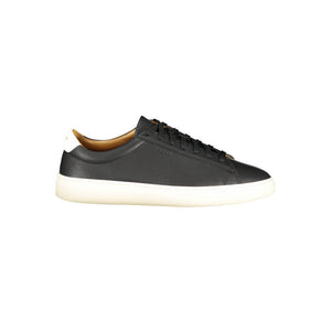 Schwarzer Herren-Leder-Sneaker