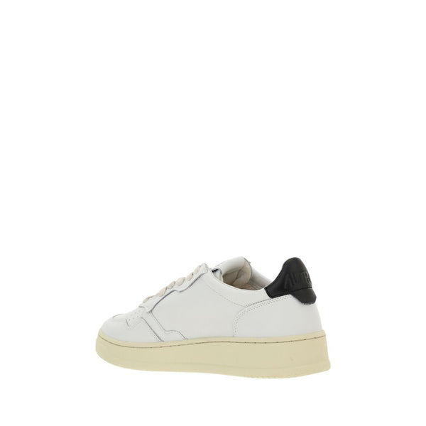 Weiße Kalbshaut Bos Taurus Sneaker
